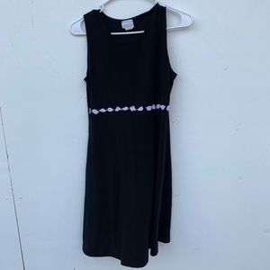 Black mini dress